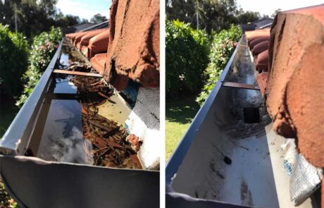 Gutter cleaning GOLD COAST, pressure cleaning and house washing, Gutters Blocked Gold Coast