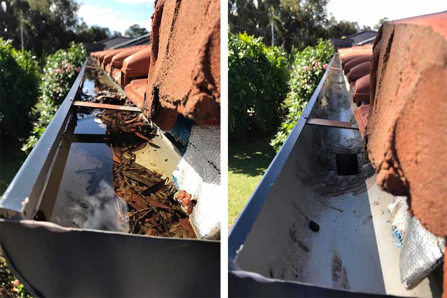 Gutter cleaning GOLD COAST, pressure cleaning and house washing, Gutters Blocked Gold Coast